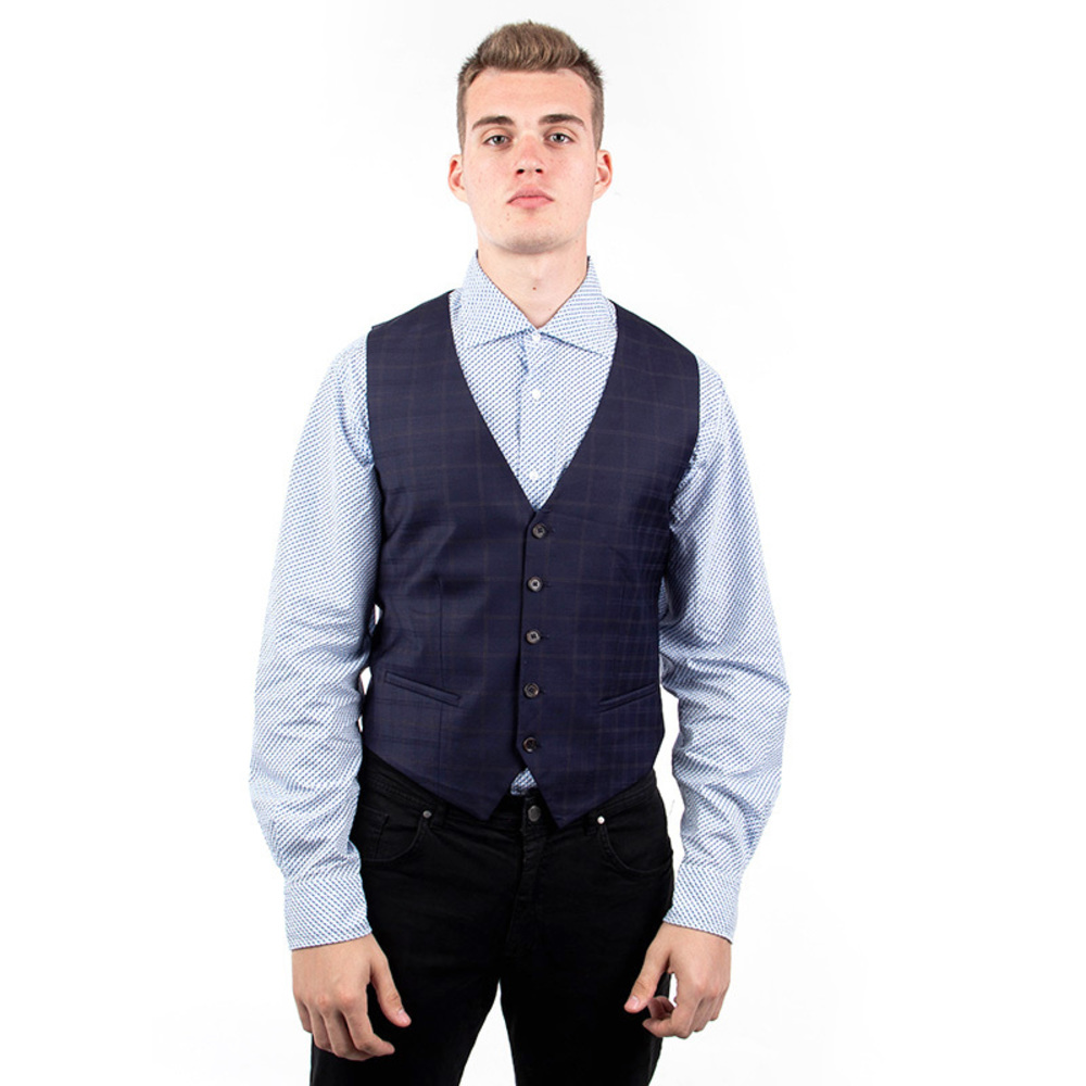BEYMEN BLUE CLASSIC VEST | MENS SIZE L